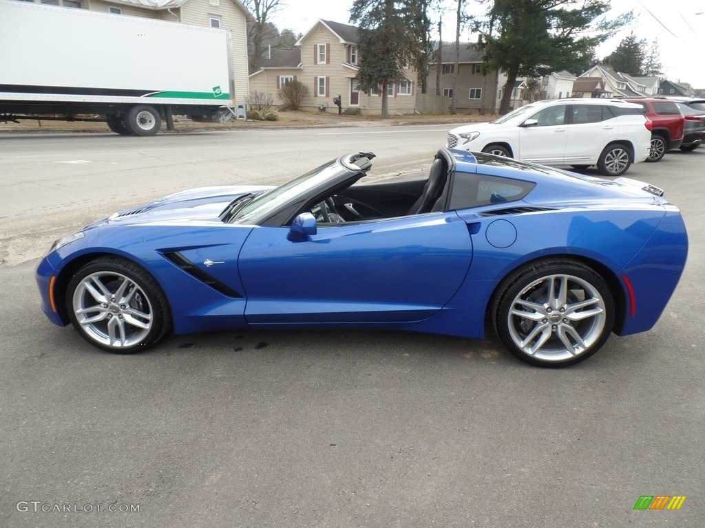 2019 Corvette Stingray Coupe - Elkhart Lake Blue Metallic / Black photo #7