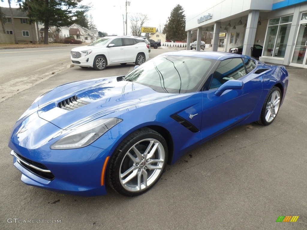 2019 Corvette Stingray Coupe - Elkhart Lake Blue Metallic / Black photo #8