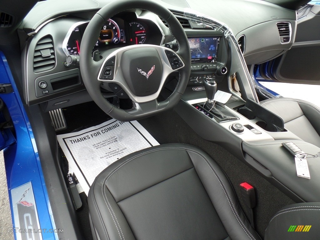 2019 Chevrolet Corvette Stingray Coupe Black Dashboard Photo #132351590