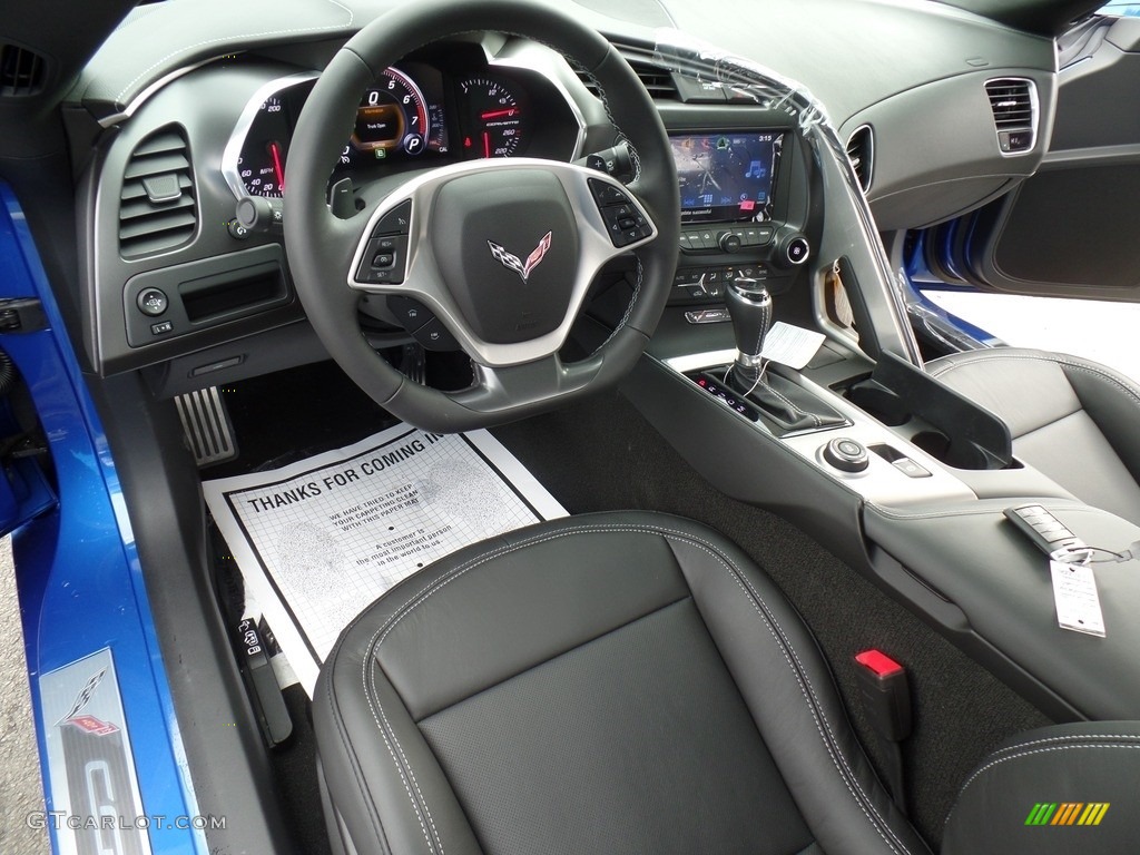 2019 Corvette Stingray Coupe - Elkhart Lake Blue Metallic / Black photo #20