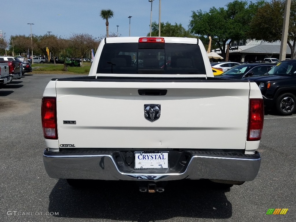 2009 Ram 1500 SLT Crew Cab - Stone White / Light Pebble Beige/Bark Brown photo #4