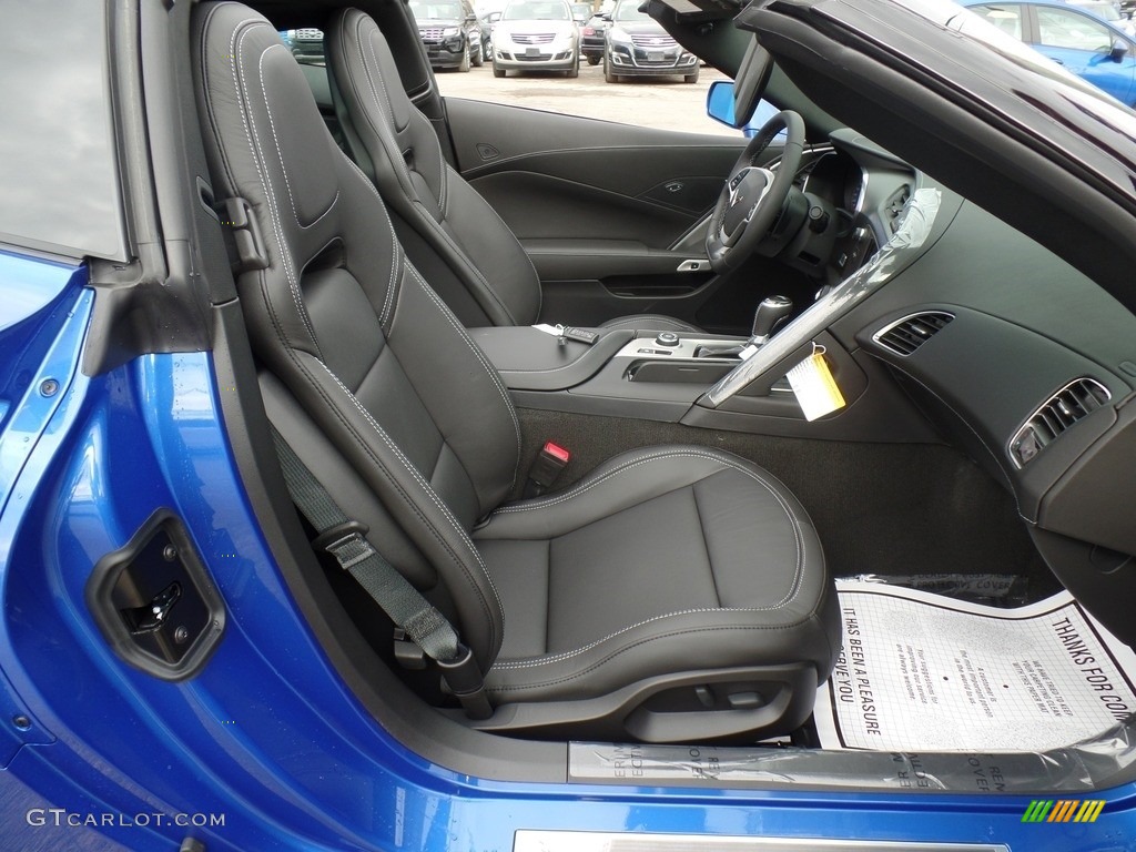 2019 Corvette Stingray Coupe - Elkhart Lake Blue Metallic / Black photo #35