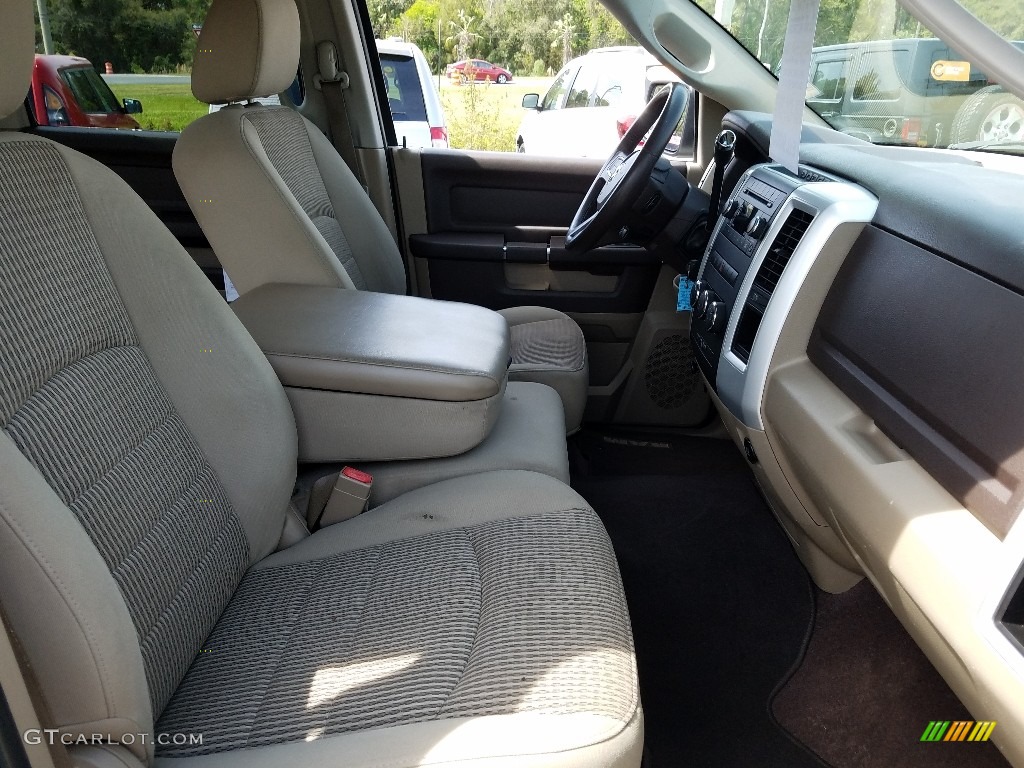 2009 Ram 1500 SLT Crew Cab - Stone White / Light Pebble Beige/Bark Brown photo #12