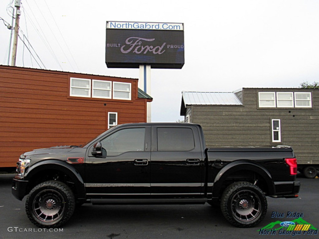 2019 F150 Harley Davidson Edition SuperCrew 4x4 - Agate Black / Black photo #2