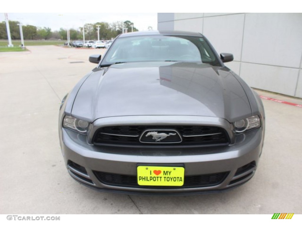 2014 Mustang V6 Premium Coupe - Sterling Gray / Charcoal Black photo #2