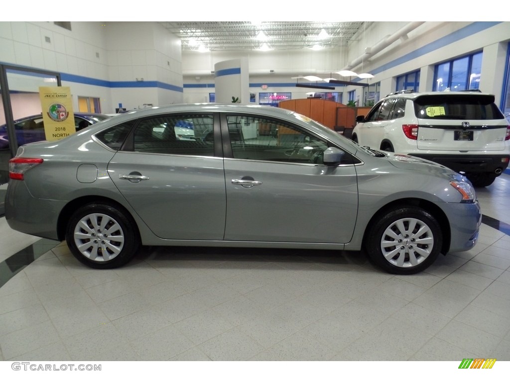 2014 Sentra S - Brilliant Silver / Charcoal photo #4