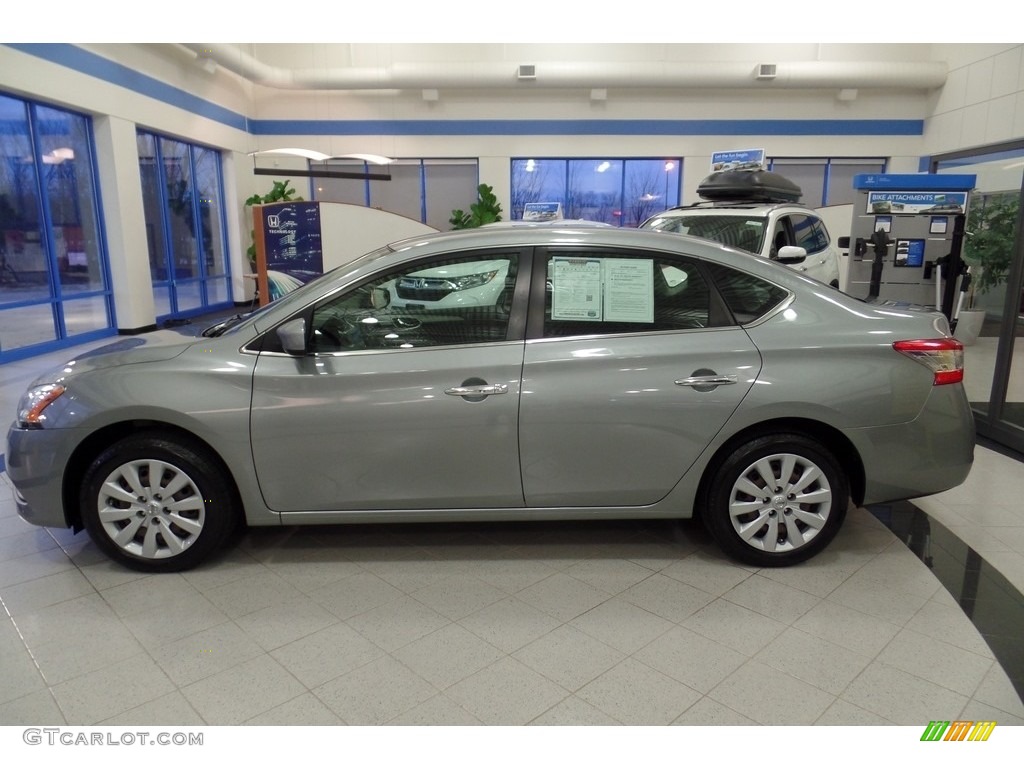 2014 Sentra S - Brilliant Silver / Charcoal photo #10