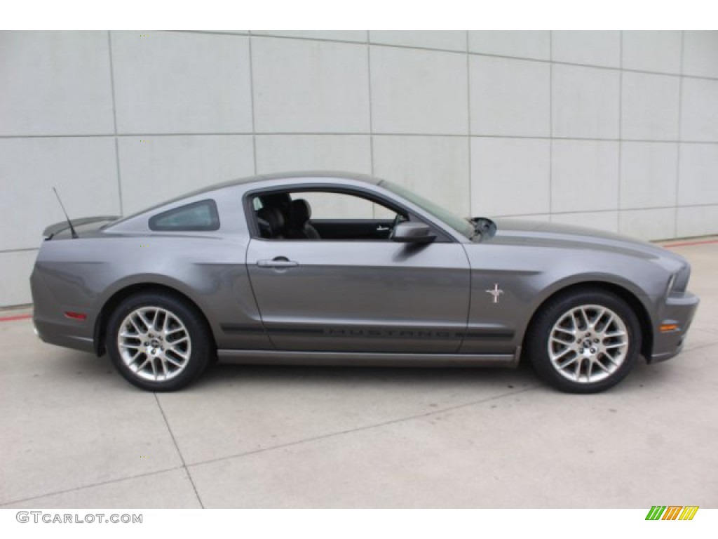 2014 Mustang V6 Premium Coupe - Sterling Gray / Charcoal Black photo #9