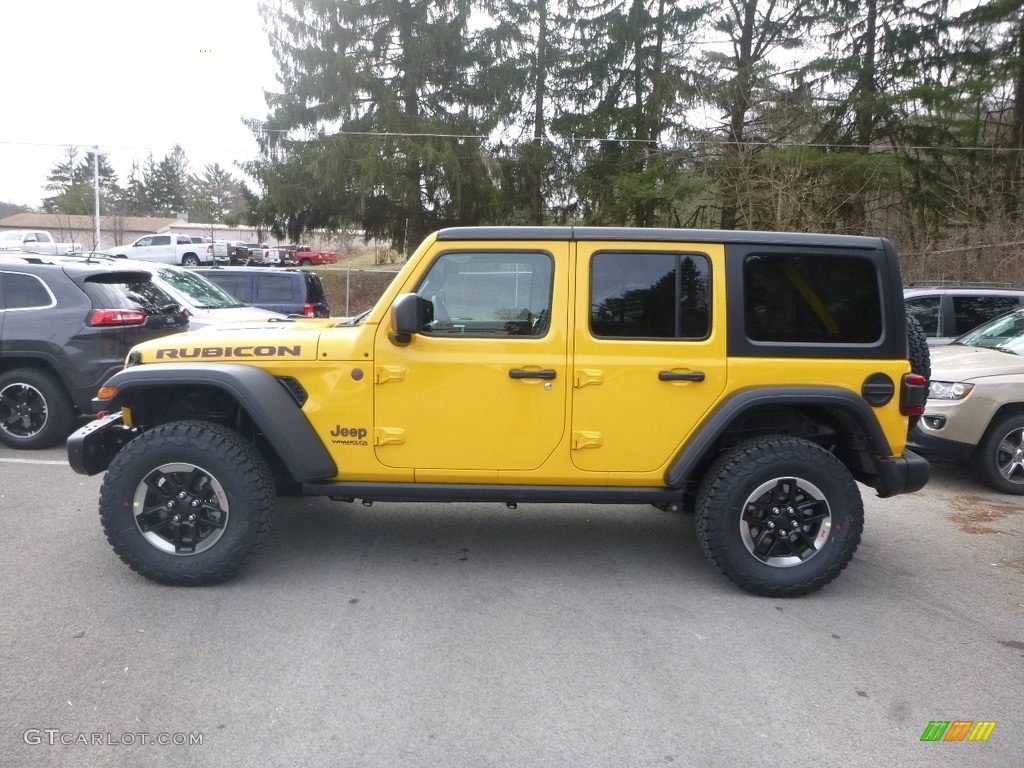 Hellayella 2019 Jeep Wrangler Unlimited Rubicon 4x4 Exterior Photo #132362189
