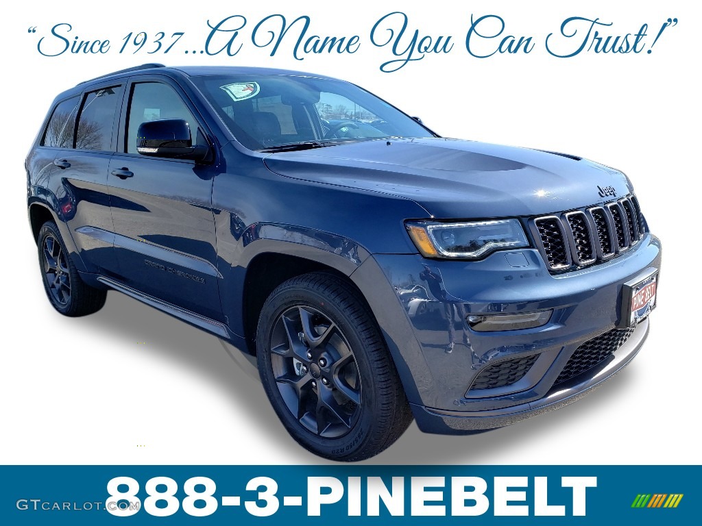 2019 Grand Cherokee Limited 4x4 - Slate Blue Pearl / Black photo #1