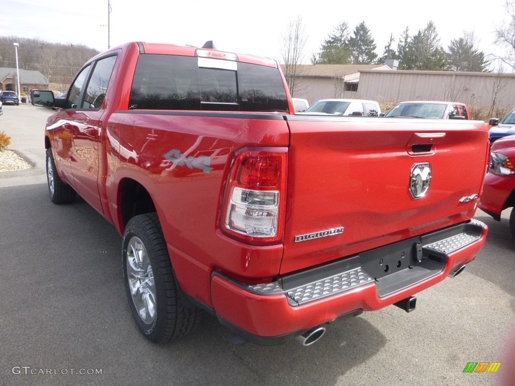 2019 1500 Big Horn Crew Cab 4x4 - Flame Red / Black photo #3