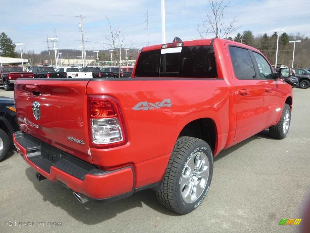 2019 1500 Big Horn Crew Cab 4x4 - Flame Red / Black photo #5