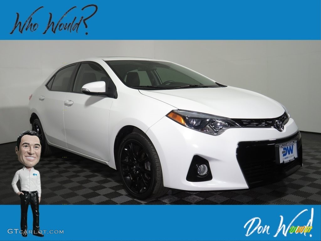 2016 Corolla S Special Edition - Super White / Black photo #1