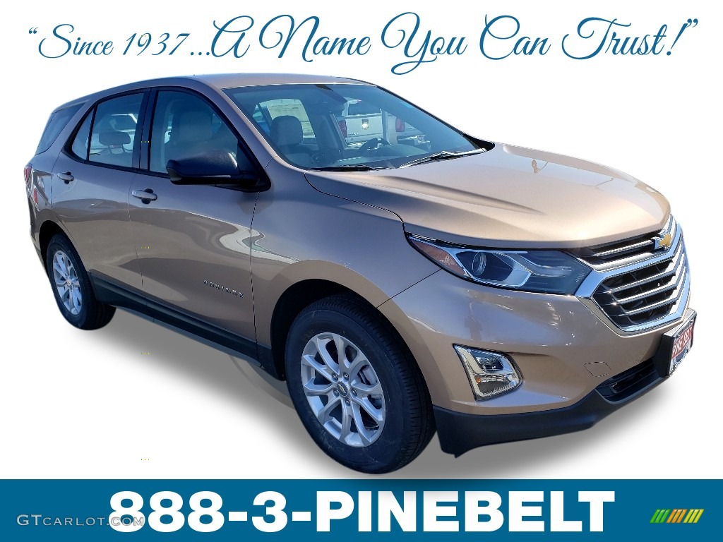 2019 Equinox LS AWD - Sandy Ridge Metallic / Medium Ash Gray photo #1