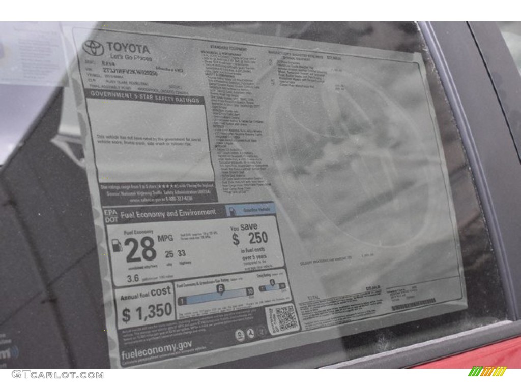 2019 RAV4 Adventure AWD - Ruby Flare Pearl / Mocha photo #10