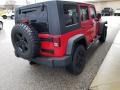 2008 Flame Red Jeep Wrangler Unlimited X 4x4  photo #20