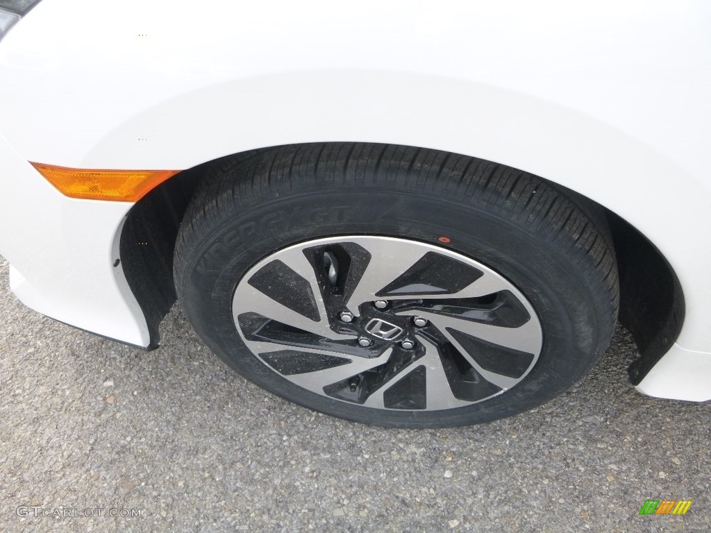 2019 Civic LX Hatchback - Taffeta White / Black photo #8