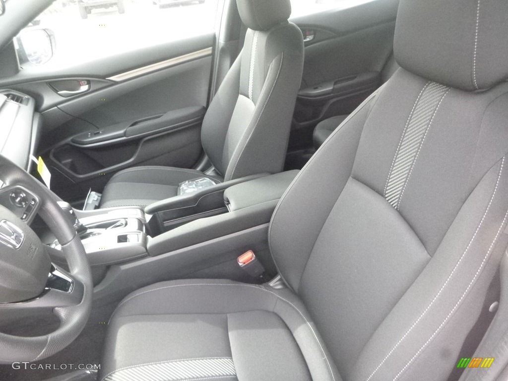 2019 Civic LX Hatchback - Taffeta White / Black photo #9