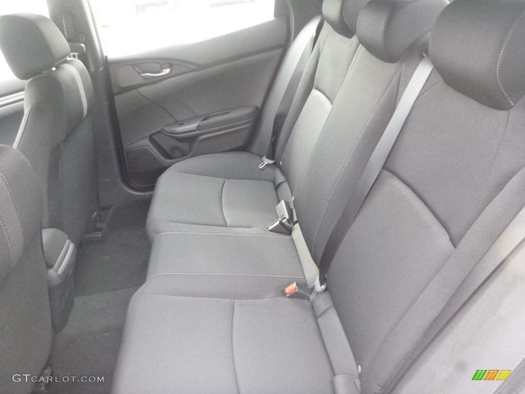 2019 Civic LX Hatchback - Taffeta White / Black photo #10