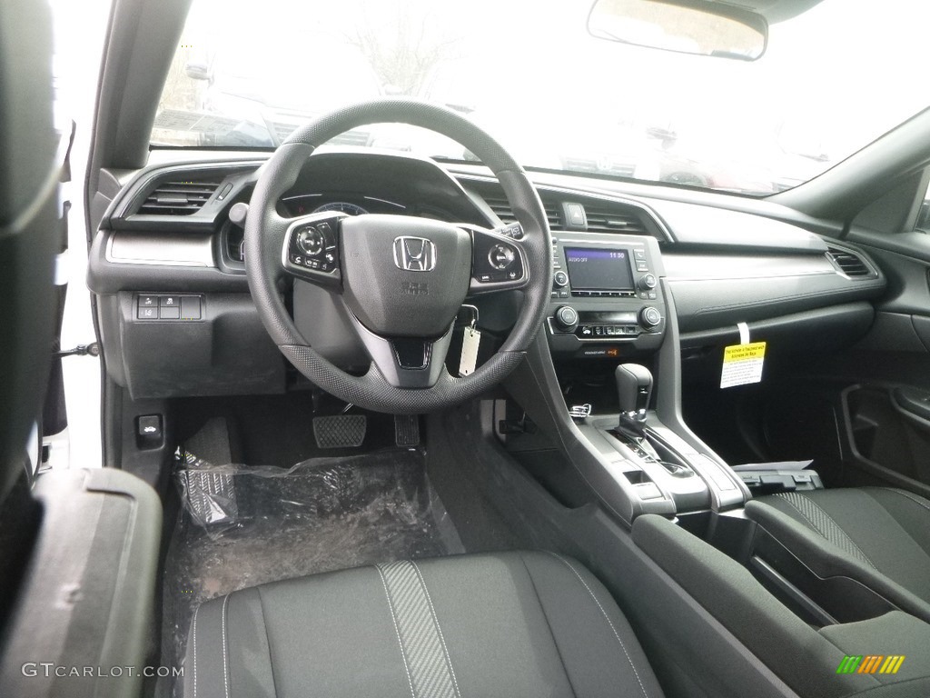 2019 Civic LX Hatchback - Taffeta White / Black photo #11