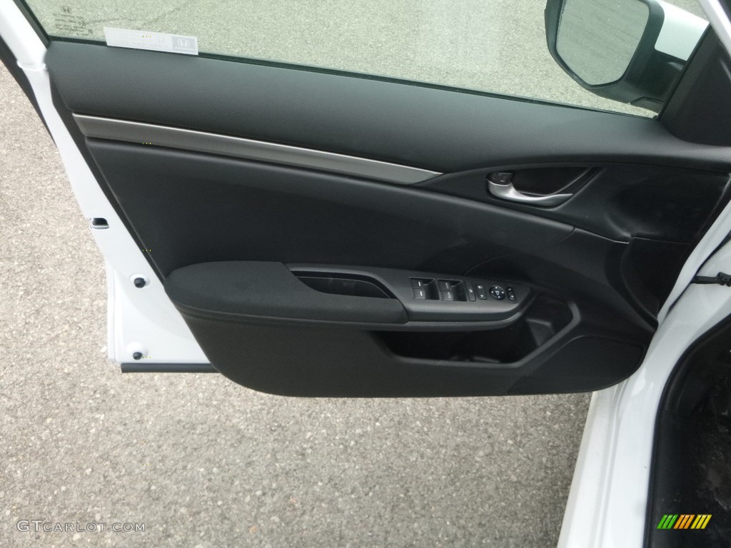 2019 Civic LX Hatchback - Taffeta White / Black photo #12