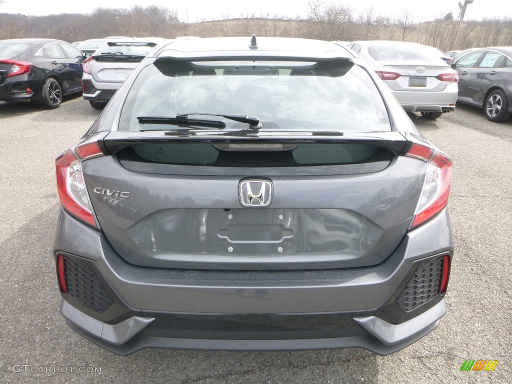 2019 Civic EX Hatchback - Polished Metal Metallic / Black photo #3