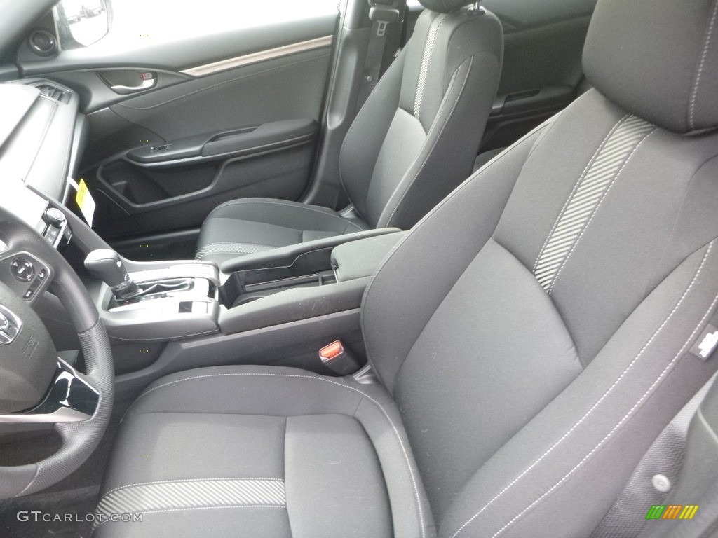 2019 Civic EX Hatchback - Polished Metal Metallic / Black photo #8