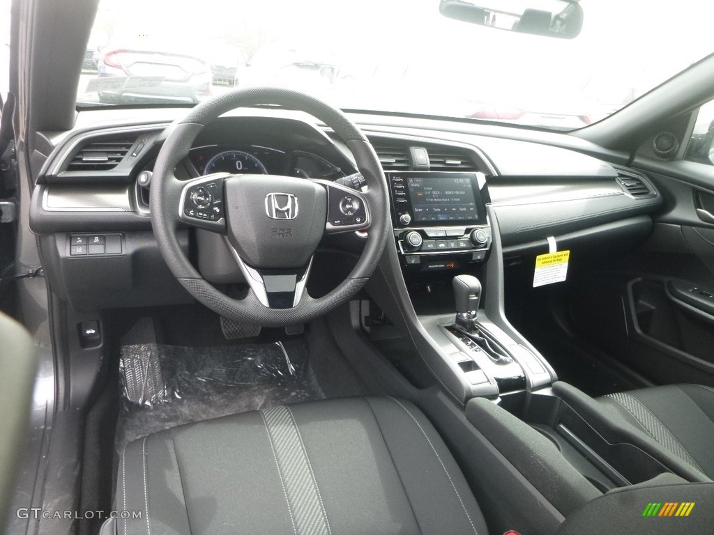 2019 Civic EX Hatchback - Polished Metal Metallic / Black photo #10