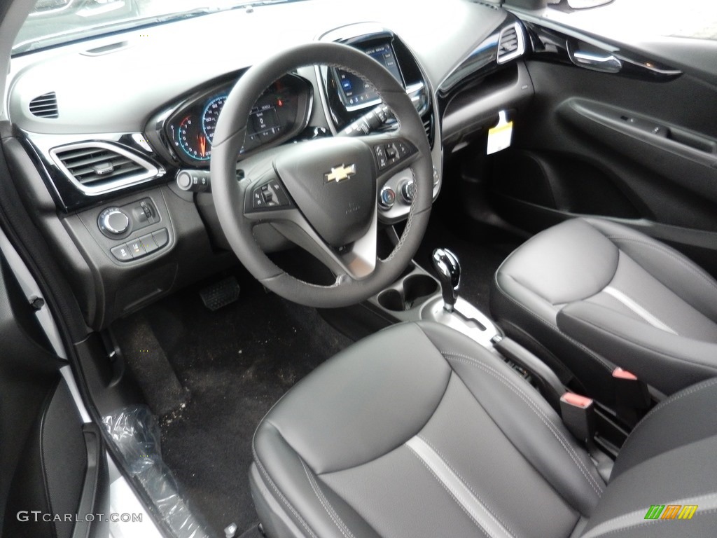 Jet Black/­Dark Anderson Silver Metallic Interior 2019 Chevrolet Spark LT Photo #132370216