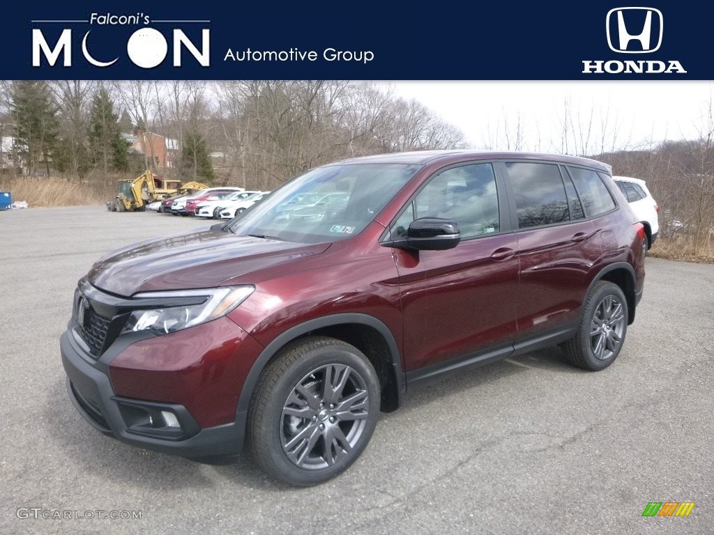 2019 Passport EX-L AWD - Deep Scarlet Pearl / Gray photo #1