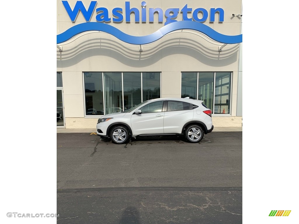 2019 HR-V EX-L AWD - Platinum White Pearl / Black photo #1