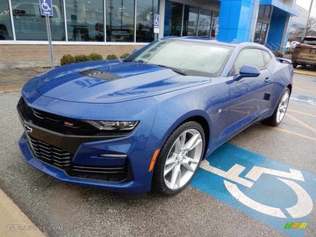 Riverside Blue Metallic 2019 Chevrolet Camaro SS Coupe Exterior Photo #132371068