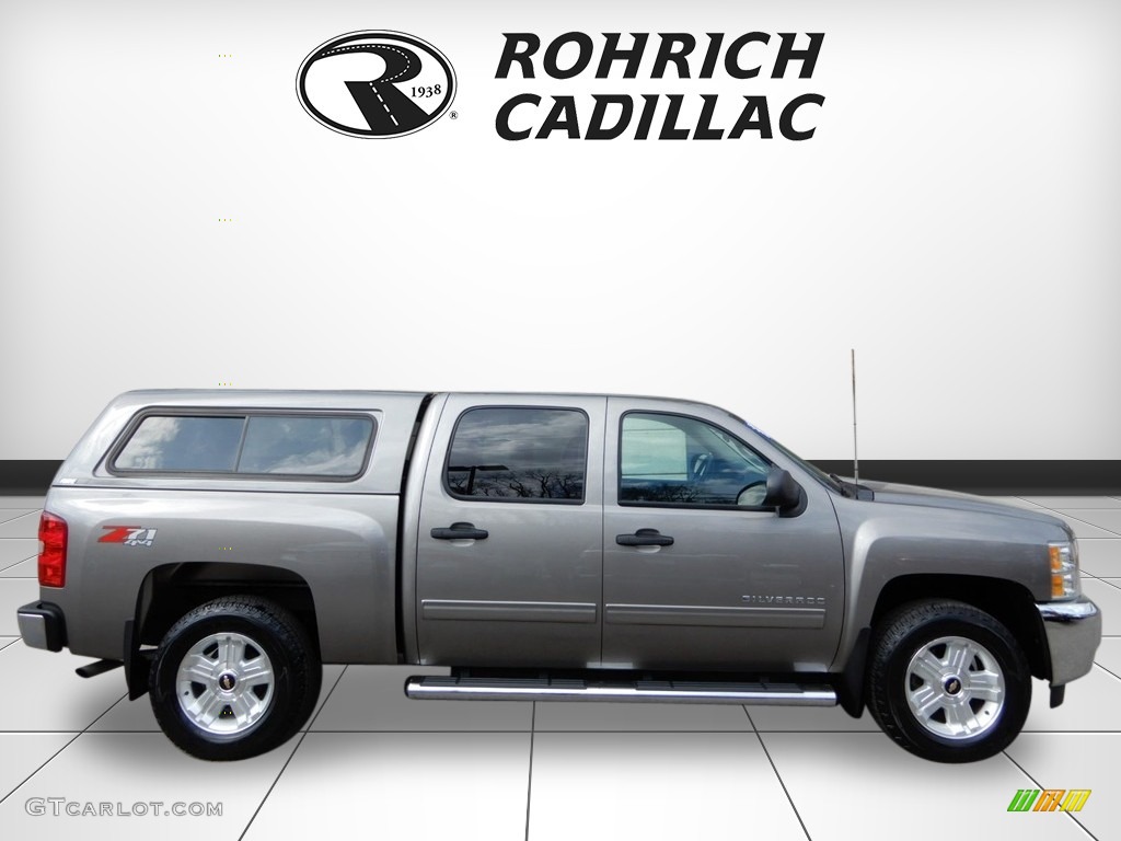 2013 Silverado 1500 LT Crew Cab 4x4 - Graystone Metallic / Ebony photo #6