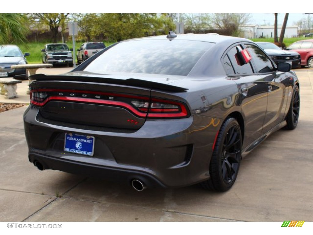 2018 Charger R/T Scat Pack - Granite Pearl / Black photo #7