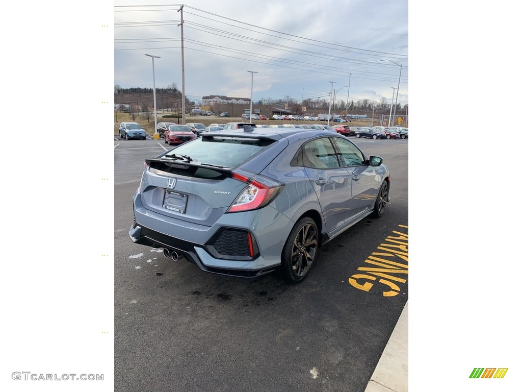 2019 Civic Sport Hatchback - Sonic Gray Pearl / Black photo #5