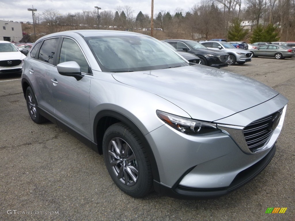 Sonic Silver Metallic 2019 Mazda CX-9 Sport AWD Exterior Photo #132374233