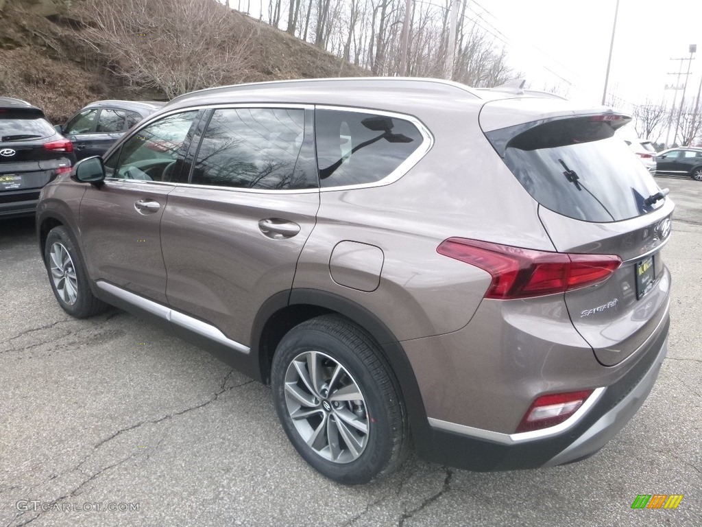 2019 Santa Fe SEL Plus AWD - Earthy Bronze / Black/Beige photo #6