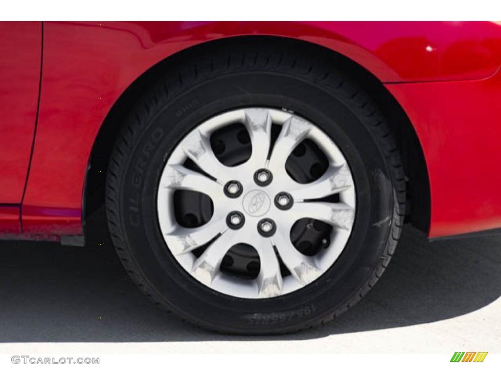 2009 Elantra GLS Sedan - Apple Red Pearl / Beige photo #32