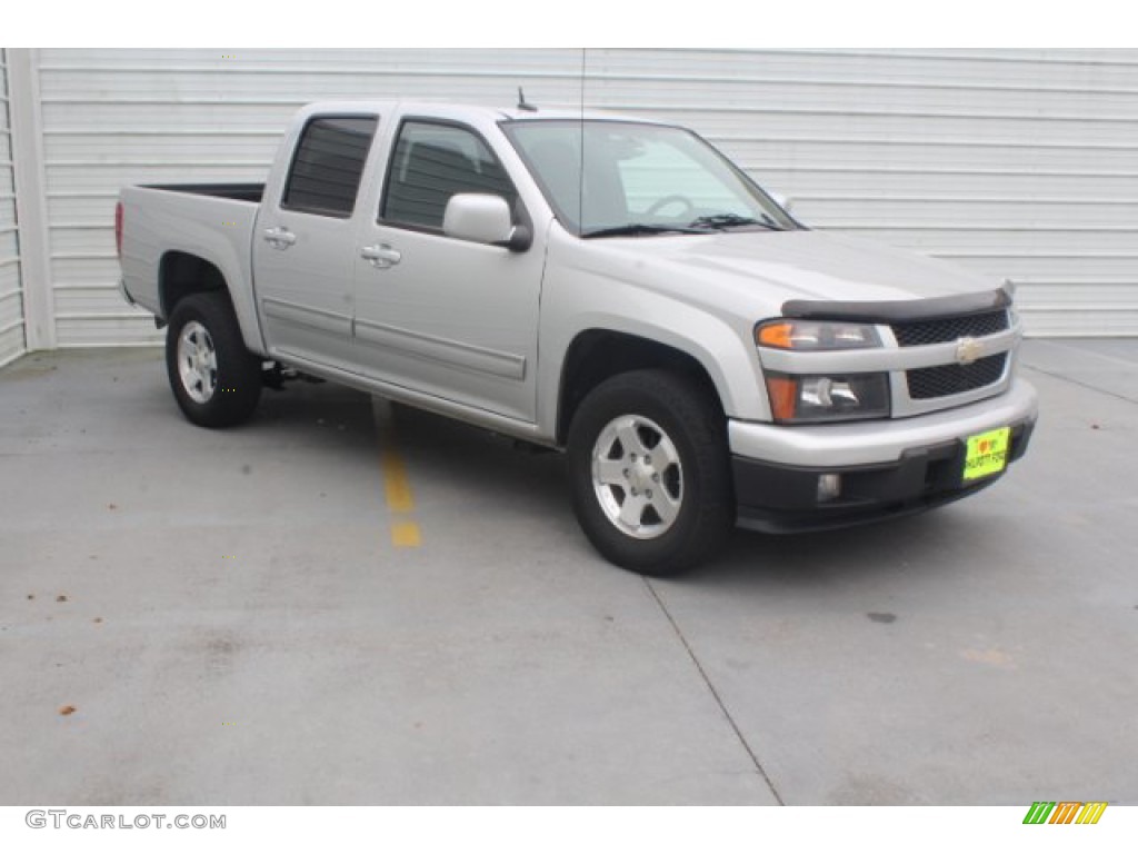 2012 Colorado LT Crew Cab - Sheer Silver Metallic / Ebony photo #2