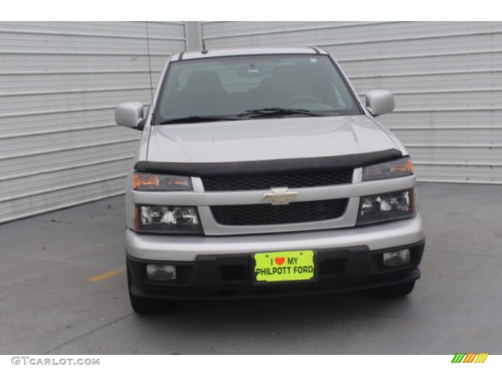 2012 Colorado LT Crew Cab - Sheer Silver Metallic / Ebony photo #3