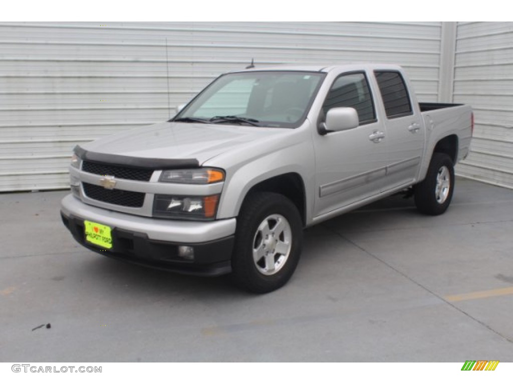 2012 Colorado LT Crew Cab - Sheer Silver Metallic / Ebony photo #4