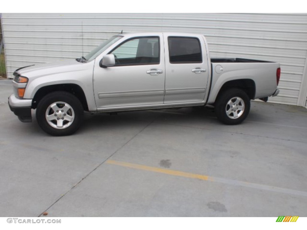 2012 Colorado LT Crew Cab - Sheer Silver Metallic / Ebony photo #6