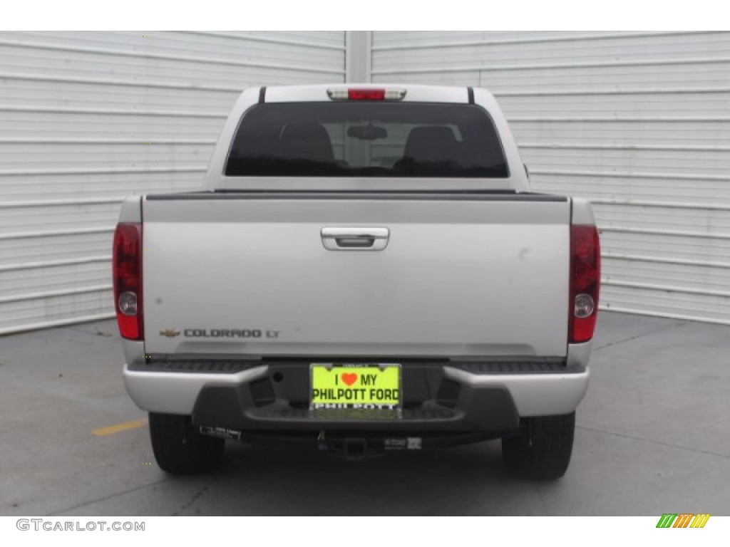 2012 Colorado LT Crew Cab - Sheer Silver Metallic / Ebony photo #8