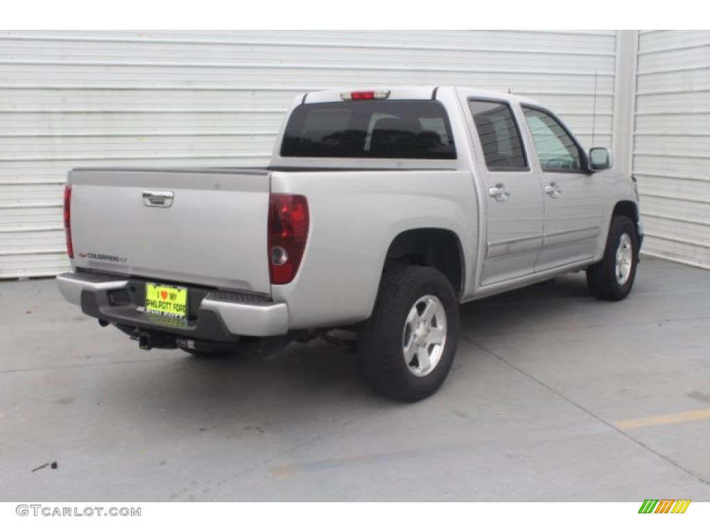 2012 Colorado LT Crew Cab - Sheer Silver Metallic / Ebony photo #9