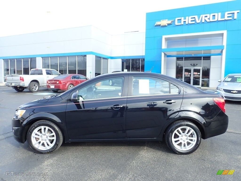 2012 Sonic LT Sedan - Black / Jet Black/Dark Titanium photo #3