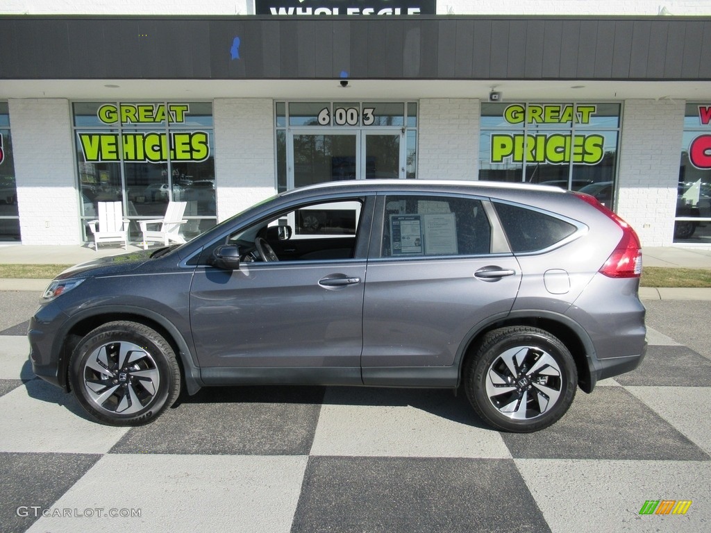 2016 CR-V Touring - Modern Steel Metallic / Gray photo #1