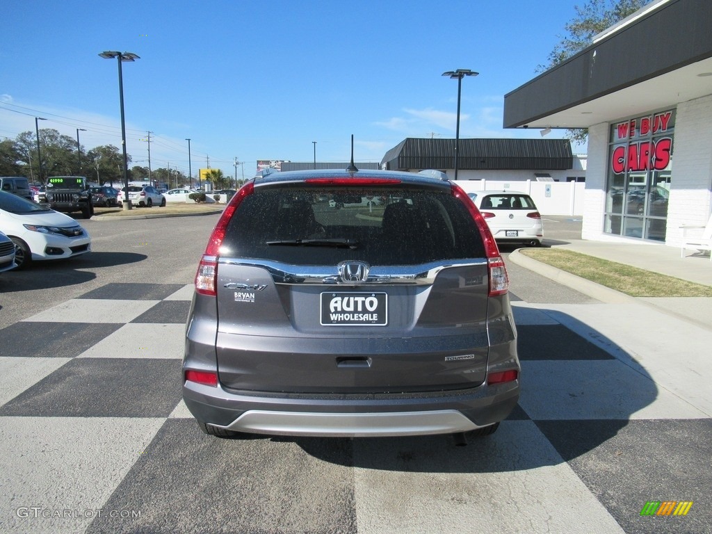 2016 CR-V Touring - Modern Steel Metallic / Gray photo #4