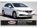Taffeta White - Civic LX Sedan Photo No. 1