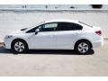Taffeta White - Civic LX Sedan Photo No. 8
