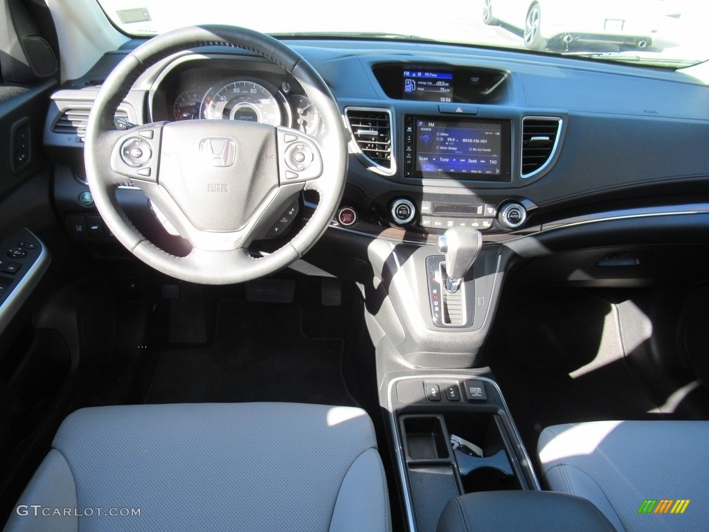 2016 CR-V Touring - Modern Steel Metallic / Gray photo #14